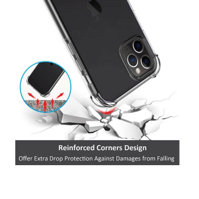 ZF Shockproof Clear Bumper Pouch for IPHONE 12 Pro