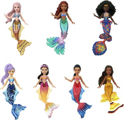 Disney The Little Mermaid Disney The Little Mermaid Ariel and Sisters Small Doll Set