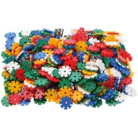 Lena Toy Construction Pieces Multi Coloured KIGA Rondi 25mm 500g590 Pieces