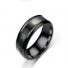 SilverCity Ring - Temperature Reading Stainless Steel Ring - By Photo