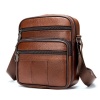 Genuine Leather Bag T500 Retro Crossbody Casual Shoulder Satchel Photo