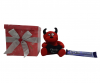 Cadbury Valentine Cheeky Devil love Teddy Bear & Chocolate Gift Box Set Photo