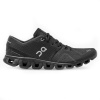 On Mens CloudX 2.0 Road Running Shoe Black Asphalt Photo