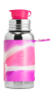 Pura Stainless 550ml Water Bottle - Pink Swirl - Plastic Free! Photo