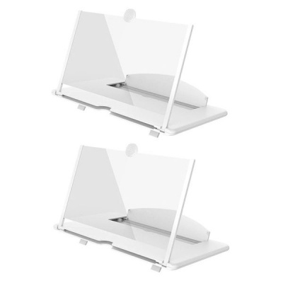 2 Pack White Foldable HD Smartphone Enlarged Screen Magnifiers
