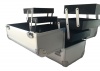 Aluminum Make Up Cosmetic Carry Case Silver Photo