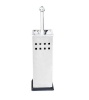Stainless Steel Square Toilet Brush Anti-Splash Design with Holder Photo
