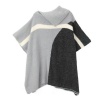 semiwild 13005 Winter Cover-Up Soft Grey & Black Knit Photo