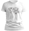 PepperSt Men's White T-Shirt - Mapped Photo