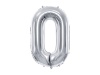 Foil Balloon Number "0" 86cm silver Photo