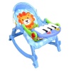 Baby Pedal Gym Chair with Removable Piano - Blue and Green Photo