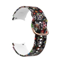 Cre8tive Printed Silicone Replacement Strap for Samsung Galaxy Watch 4