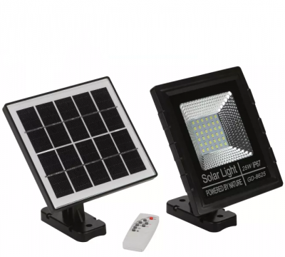 GD PLUS 25W Outdoor Solar LED Flood Light With Remote GD 8625