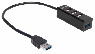 Photo of Manhattan USB 3.0/ 2.0 Combo Hub - One SuperSpeed USB 3.0 Port