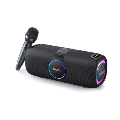 Yesido YS W 21 Outdoor Portable Wireless Speaker with Microphone Karaoke