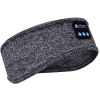 Bluetooth Sports Headband Headphones with Built-in Thin Speaker - Gray Photo