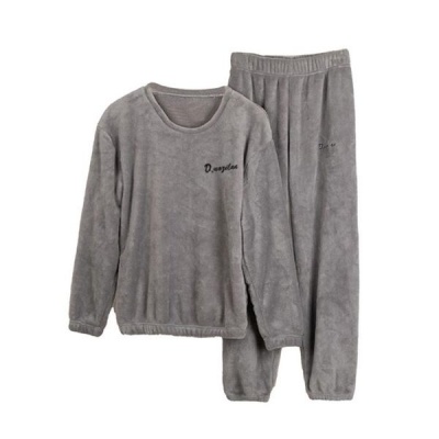 Warm And fluffy Winter Ladies Pyjamas Set SM Grey