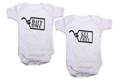 Photo of Qtees Africa - Buy One Get One Free Twin Pack Baby Grows