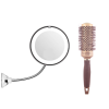 Zabelle Glow Bright Mirror & Nano Ceramic Styling Brush Combo Set Photo