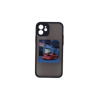 High Quality Tokyo Inspired Car Phone Case For IPhone 12 Black
