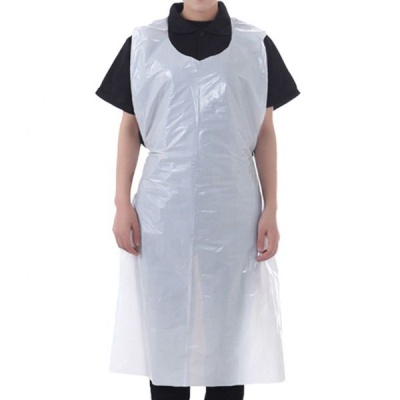 Photo of Shameless Persistence Disposable White Plastic Aprons