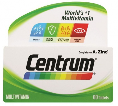 Photo of Centrum Adult High-Potency Multivitamin Supplement: 60 Tablets