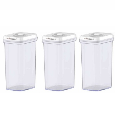 Photo of Heartdeco 1.2L Airtight Food Containers Kitchen Storage Box - Set of 3