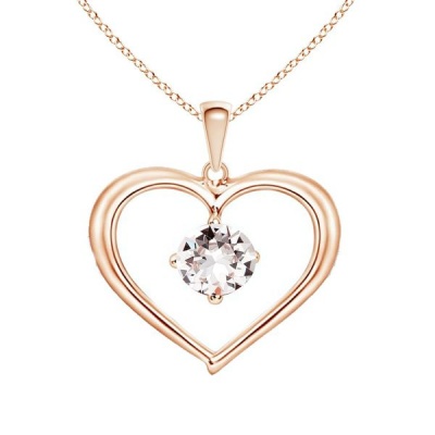 Photo of Stella Luna Sweet Heart Necklace with Swarovski Clear Crystal Rosegold