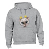 Peeking Kitten - Stars - Hoodie Photo