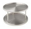 Wenko - Cupboard Turntable - 2-Tier Lazy Susan - Duo - Stainless Steel Photo