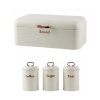 LMA - Gold Handle Bread Bin And Canister Set Photo