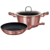 Berlinger Haus 3 Piece Marble Coating Cookware Set - iRose Edition Photo