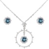 Civetta Spark Sunshine Jewellery Set- Swarovski Aquamarine Crystal Photo
