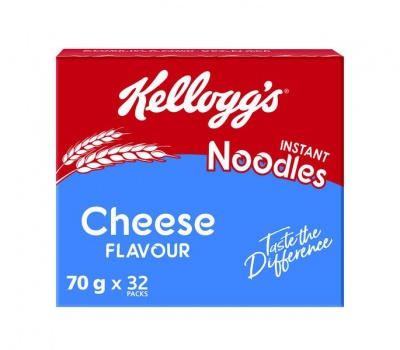Photo of Kelloggs Noodles Cheese 70g Singles- Pack of 32