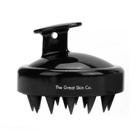 The Great Skin Co Exfoliating Silicone Scalp Hair Massage Brush Pink