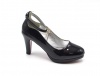 TTP Ladies High Gloss Platform High Heel with Ankle Strap Photo