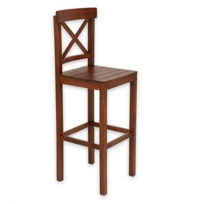 Photo of Decorist Home Gallery Walnut Bar Chair