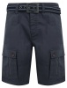 Tokyo Laundry - Mens Laguna Ripstop Cotton Cargo Shorts with Belt In Blue Nights [Parallel Import] Photo