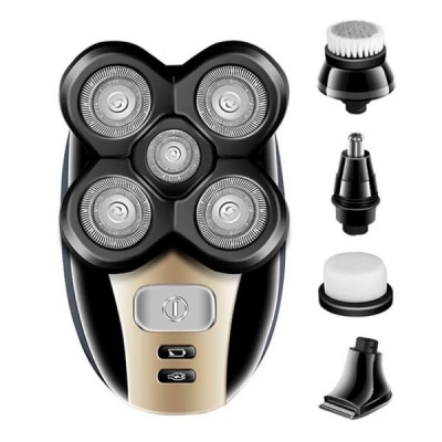 Photo of Optic 5" 1 Men Rechargeable Rotary Electric Shaver & Grooming Kit - Black