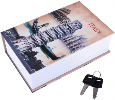 Photo of Mini Secret Book Safe Italy Design
