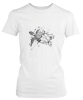 PepperSt Ladies White T-Shirt - Pyro Turtle Photo