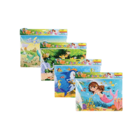 Jigsaw Puzzle Assorted Educational Puzzles 48 Piece Pack Of 4