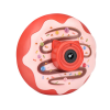 Donut Bubble Machine Camera Toy - Red/Pink Photo
