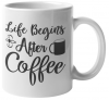 MugMania - Life Begins Before and After Coffee Coffee Mug Photo