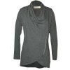 Nucleus Waiting Room Cardigan in Charcoal Melange Photo