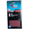 Bulk Pack x 7 FOX - Abrasive FOX Sanding 93x185mm 80g Velcro 5 pieces Photo