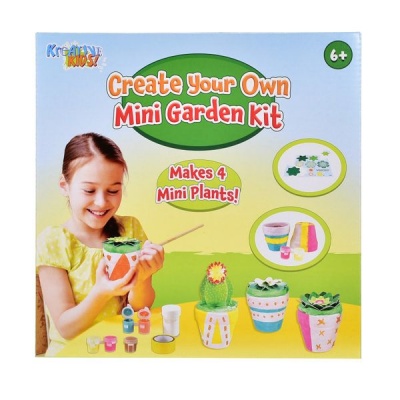 Create Your Own Mini Garden Kit Paint Set