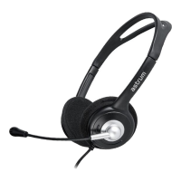 Astrum HS110 On ear Wired Stereo Headset with Flex Mic