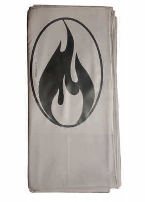 Photo of Braaivleis Flame - Light Grey Jumbo Sand-Free Suede Microfiber Towels 180cm x 90cm