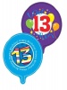 Bulk Pack x 2 Balloon Helium Foil Number 13 45cm Photo